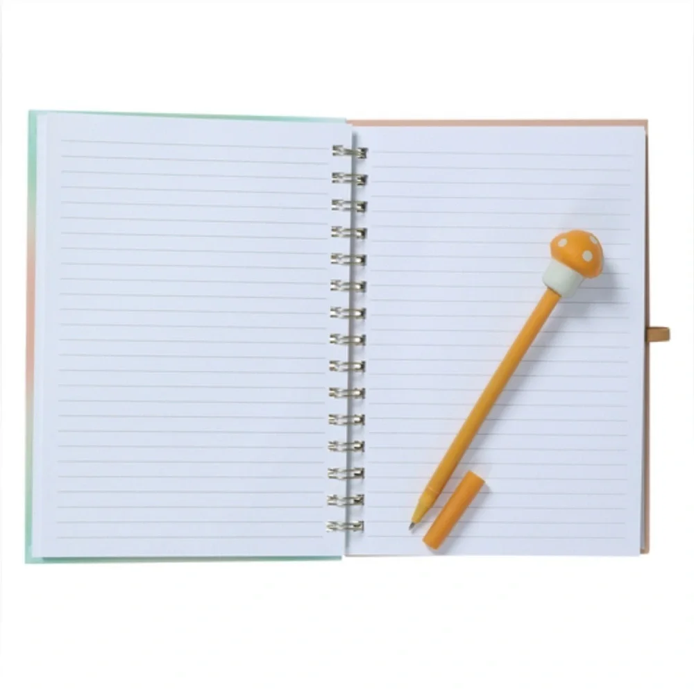3D Mushroom Journal & Pen Set, 6in x 8.3in, NWT